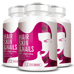 Imagem do produto Kit 3X Hair Skin & Nails Mulher 60 Cápsulas Flora Nativa