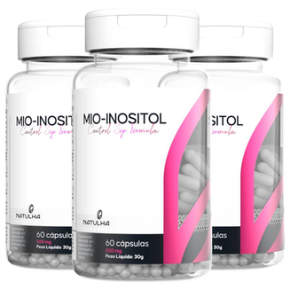 Imagem do produto Kit 3X Mioinositol Control Sop Formula 60 Cápsulas Natulha