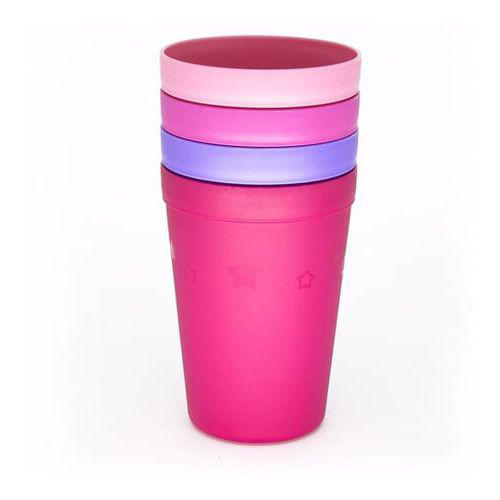 Imagem do produto Kit 4 Copos Infantis 380 Ml Infanti Rosa E Roxo