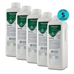 Imagem do produto Kit 5Shampoo Antibacteriano E Antisseborreico Peroxsyn König 1 Litro König
