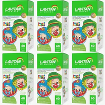 Imagem do produto Kit 6 Lavitan Kids Mix De Sabores 360Comprimidos Mastigáveis Cimed
