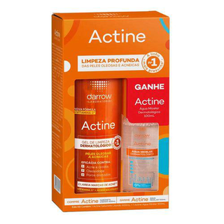 Kit Actine Sabonete Líquido 400Ml + Água Micelar 100Ml 400Ml 100Ml