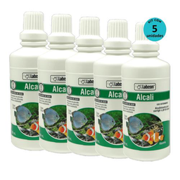 Kit Alcon Labcon Alcalizante Alcali 100Ml 5 Un