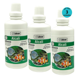 Kit Alcon Labcon Alcalizante Alcali 100Ml Com 3 Unidades
