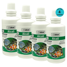 Kit Alcon Labcon Alcalizante Alcali 100Ml Com 4 Unidades
