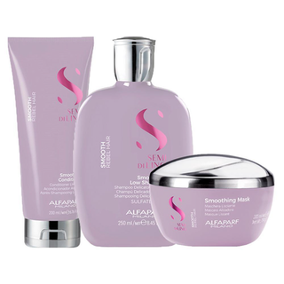 Imagem do produto Kit Alfaparf Semi Di Lino Smooth Shampoo E Condicionador E Máscara