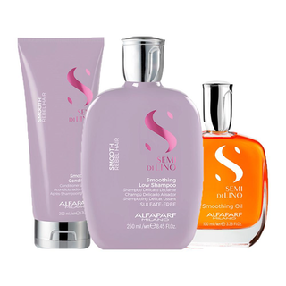 Imagem do produto Kit Alfaparf Semi Di Lino Smooth Shampoo E Condicionador E Óleo