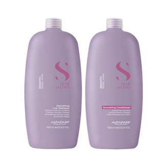 Imagem do produto Kit Alfaparf Semi Di Lino Smooth Smoothing Profissional Shampoo E Condicionador