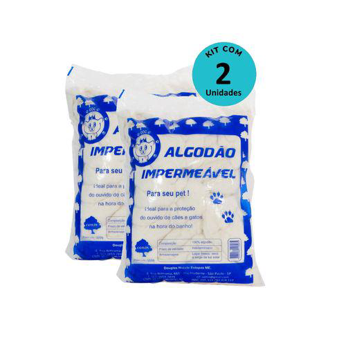 Kit Algodão Hidrófobo Impermeável Cotlín 500G Com 2 Unidades