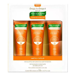 Imagem do produto Kit Ampola Phytoervas Super Restauração 15Ml 3 Unidades