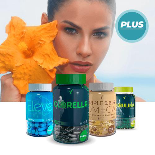 Imagem do produto Kit Andressa Suita Plus: Triple Ômega + Eleve Up Clorella Spirulina Life