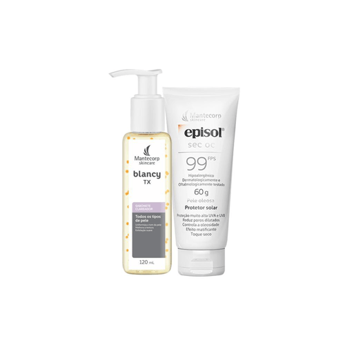 Imagem do produto Kit Anti-Manchas Mantecorp Sabonete Líquido Facial E Protetor Solar Facial Fps 99