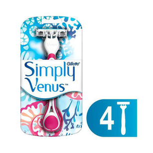 Kit Aparelho De Depilação Gillette Venus Simply Leve 4 Pague 3
