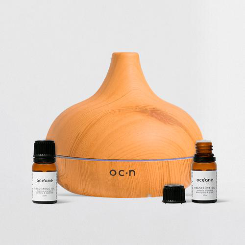 Imagem do produto Kit Aroma Difusor Elétrico + Óleo Essencial De Lavanda + Óleo Essencial De Eucalipto