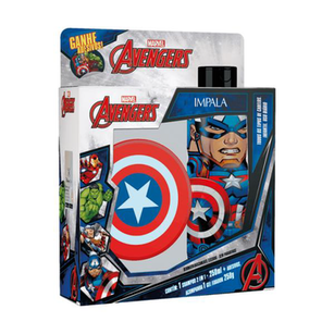 Imagem do produto Shampoo 2 Em 1 Impala Kit Avengers Capitão América 250Ml + Gel 250G