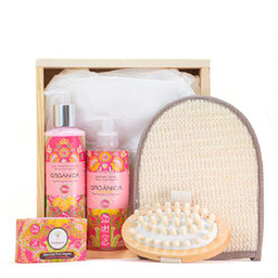Imagem do produto Kit Banho Orgnica Spa Chá Branco Com Gengibre 5 Itens