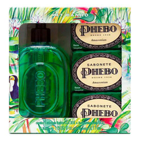 Kit Banho Phebo Amazonian Sabonete Líquido 320Ml + Sabonete Em Barra Phebo 3 Unidades De 90G
