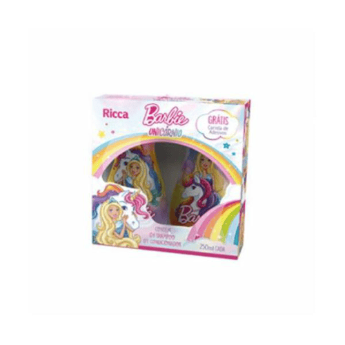 Kit Barbie Unicornio Shampoo + Condicionador 250Ml Cada