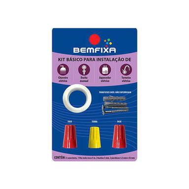 Imagem do produto Kit Básico Para Instalação Elétrica Bemfixa