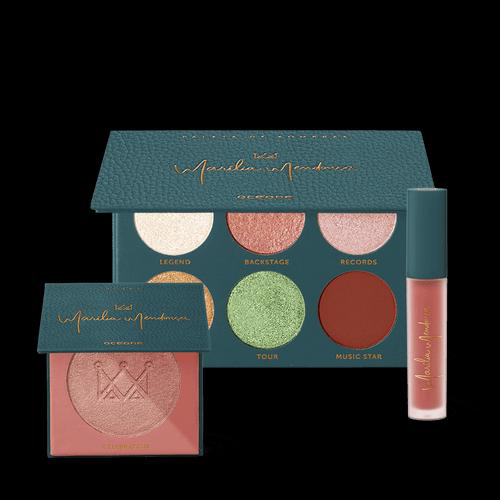 Imagem do produto Kit Batom Líquido Nude + Paleta De Sombras + Blush Marília Mendonça By Océane 3 Produtos Oceane