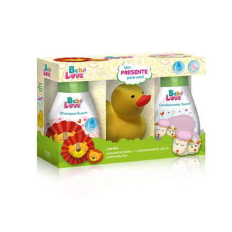 Imagem do produto Kit Bebê Love Suave Neutro Shampoo 240Ml + Condicionador 220Ml + Bichinho De Presente Cores Sortidas