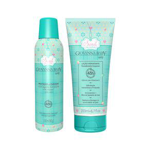 Kit Beleza Giovanna Baby Desodorante Aerossol Candy 150Ml + Giovanna Baby Loção Hidratante Desodorante Candy 200Ml