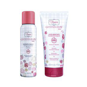 Kit Beleza Giovanna Baby Desodorante Aerossol Lovely 150Ml + Giovanna Baby Loção Hidratante Desodorante Lovely 200Ml