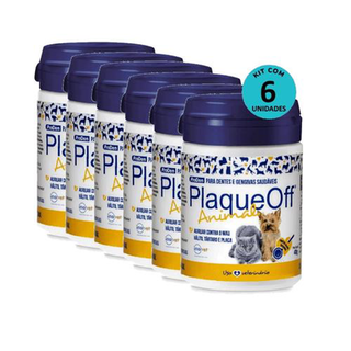 Imagem do produto Kit C/ 6 Proden Plaque Off P/ Cães E Gatos 40G Inovet
