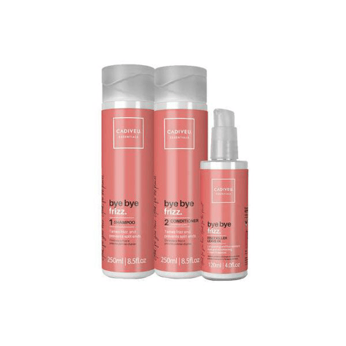 Imagem do produto Kit Cadiveu Essentials Bye Bye Frizz Shampoo E Condicionador E Leave-In Frizz