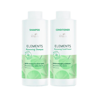 Imagem do produto Kit Capilar Hidratação Wella Professionals Elements Renewing Shampoo E Condicionador 1000 Ml