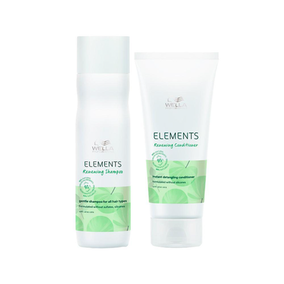 Imagem do produto Kit Capilar Hidratação Wella Professionals Elements Renewing Shampoo E Condicionador