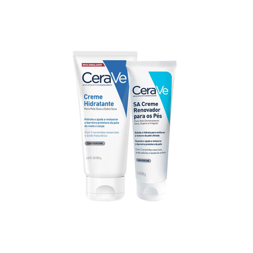 Imagem do produto Kit Cerave Corporal Creme Hidratante E Creme Para Os Pés