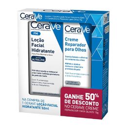 Imagem do produto Kit Cerave Loção Hidratante +Reparador Para Olhos 15Ml 50% Desc
