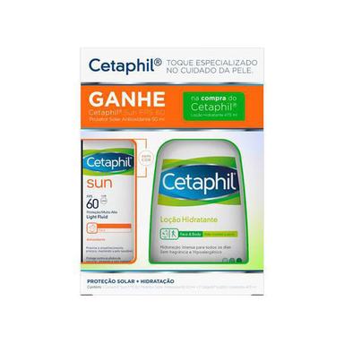 Imagem do produto Kit Cetaphil Sun Protetor Solar Fps60 Sem Cor Com 50Ml + Loção Hidratante Com 473Ml 1 Unidade