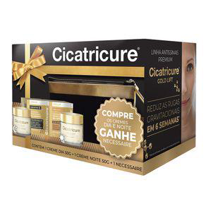 Imagem do produto Kit Cicatricure Gold Lift Diurno Fps30 +Noturno +Necessarie