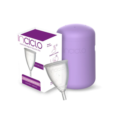 Imagem do produto Kit Coletor Menstrual Inciclo A + Cápsula Esterilizadora Cor: Lavanda