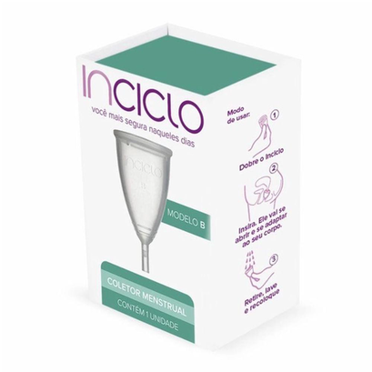Imagem do produto Kit Coletor Menstrual Inciclo B + Cápsula Esterilizadora Cor: Lavanda