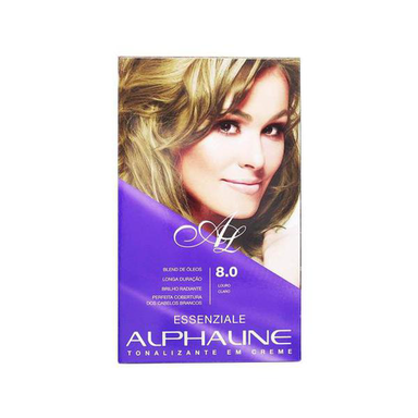 Imagem do produto Kit Coloração Essenziale 8.0 Louro Claro Alpha Line