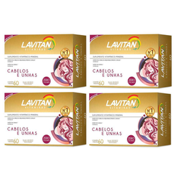 Imagem do produto Kit Com 04 Lavitan Hair Cabelos Unhas Vitamina 240 Cápsulas Allstate
