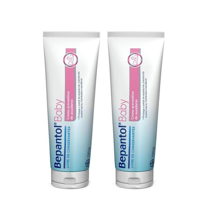 Imagem do produto Kit Com 2 Cremes Pomada De Assadura 120Gr Cada Bepantol