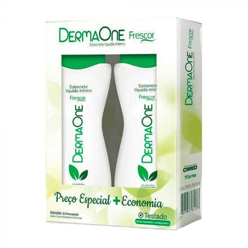 Kit Com 2 Unidades Dermaone Frescor Sabonete Intimo 200Ml One Farma