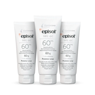 Imagem do produto Kit Com 3 Episol Sec Oc 60 Mantecorp Skincare