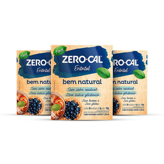 Imagem do produto Kit Com 3 Zerocal Eritritol Sachê 150G
