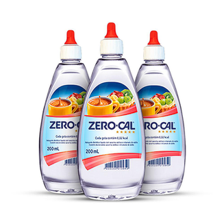 Imagem do produto Kit Com 3 Zerocal Sacarina Líquido 200Ml