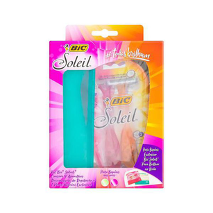 Imagem do produto Kit Com 4 Aparelho De Depilação Bic Soleil E Ganhe 1 Porta Biquíni Cores Sortidas