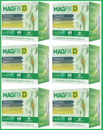 Imagem do produto Kit Com 6 Magfix D 60 Cápsulas Softgel La San Day