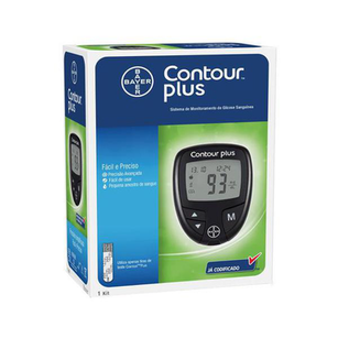 Kit Contour Plus Monitor + 5 Tiras Bayer