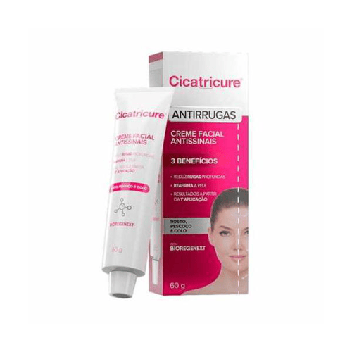 Kit Creme Facial Antissinais Cicatricure 60G + Espuma De Limpeza 100Ml