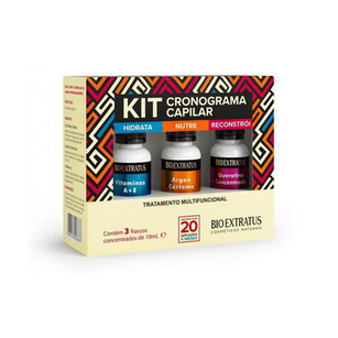 Imagem do produto Kit Cronograma Capilar 3 X 10 Ml Bio Extratus