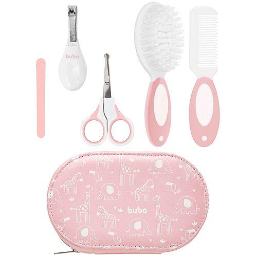 Kit Cuidados Com Estojo Rosa 0M+ Buba Buba16240 Kit Cuidados Com Estojo Rosa